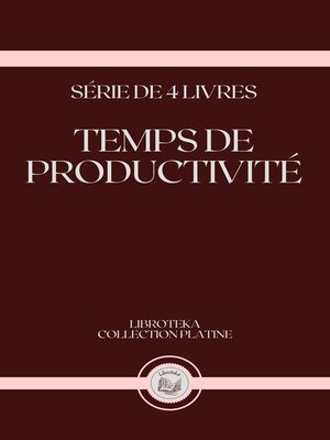 cover image of TEMPS DE PRODUCTIVITÉ